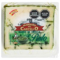 Queso Mezcla Curado Pesto MARQUES DEL CASTILLO Cuña 200g