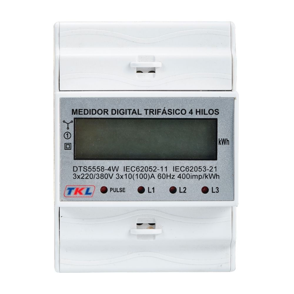 Medidor Digital Trifásico 4hilos 220/380v 100a Tkl