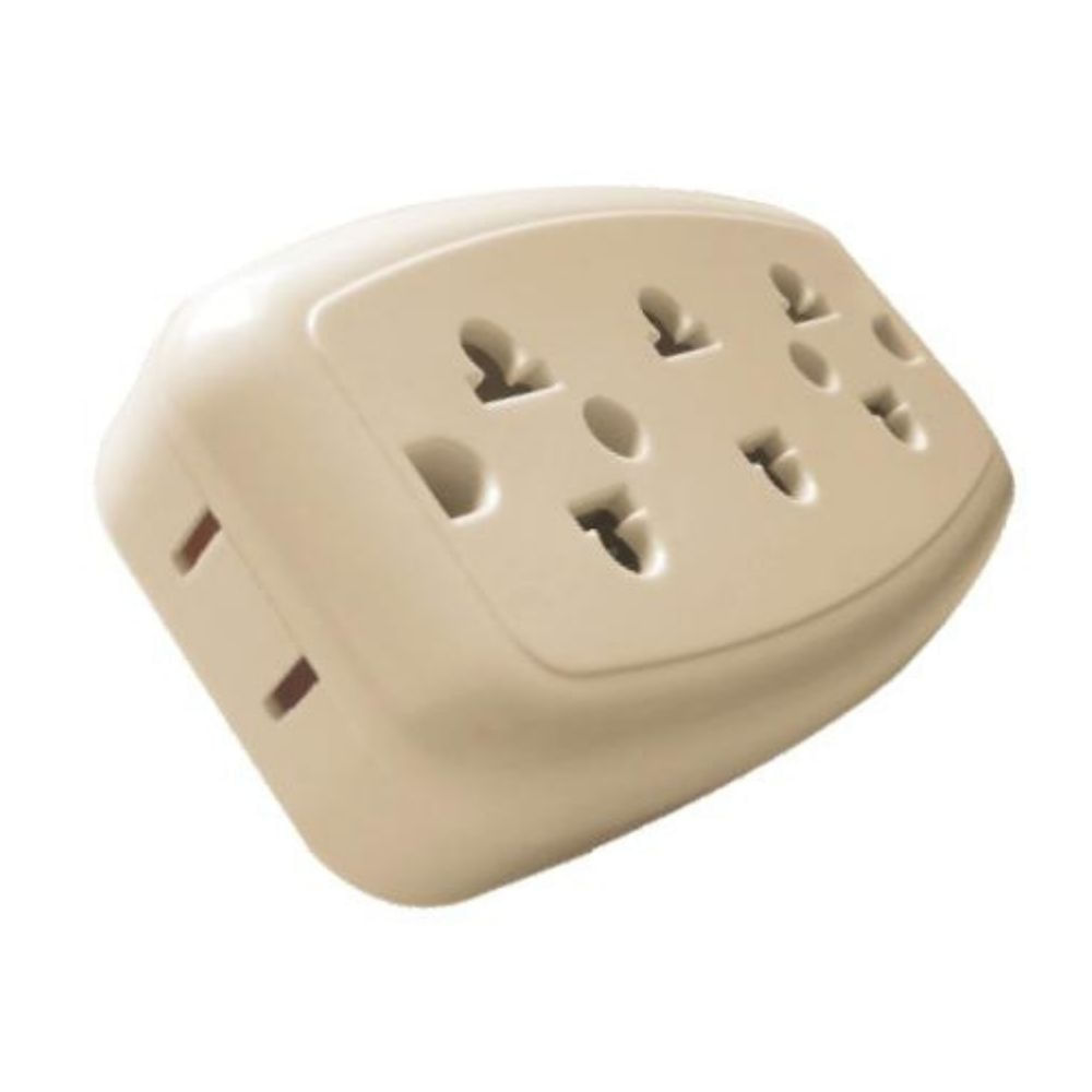 Adaptador Multiple con 4 Tomas Home Light