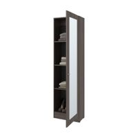 Ropero 1 Puerta con Espejo Praga Milan 9x61x183cm Tuhome