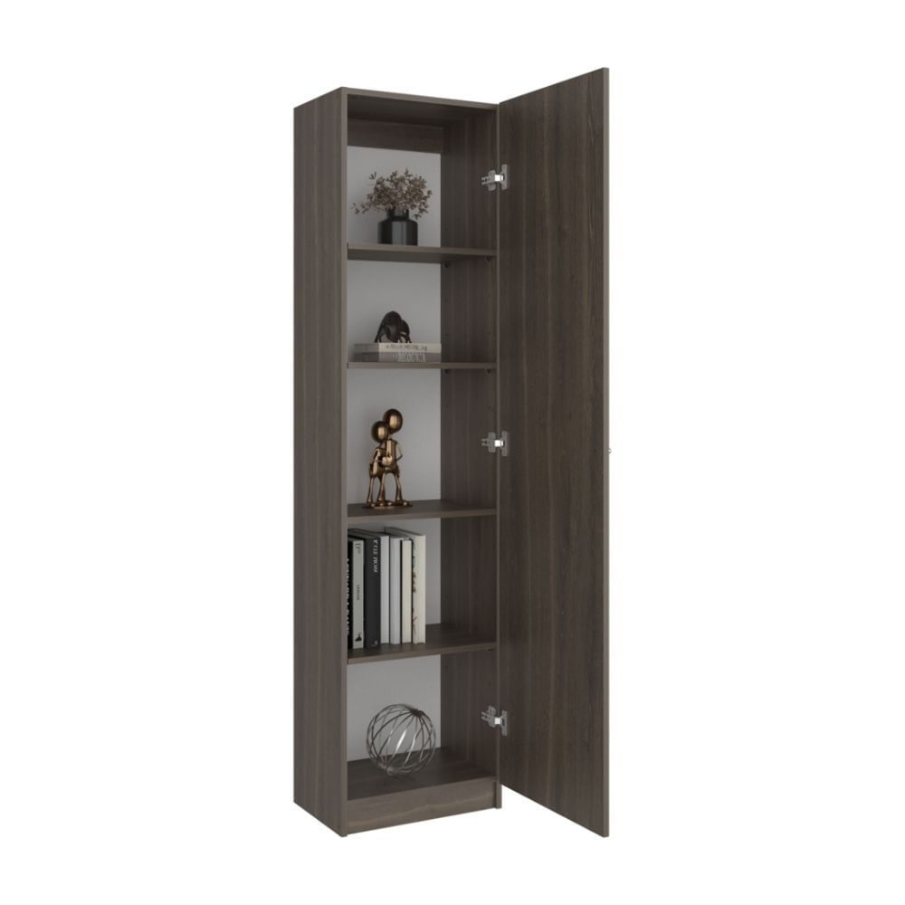Estante 1 Pta Home-E5 Milan/Blanco 180.6x45x31.4cm Tuhome
