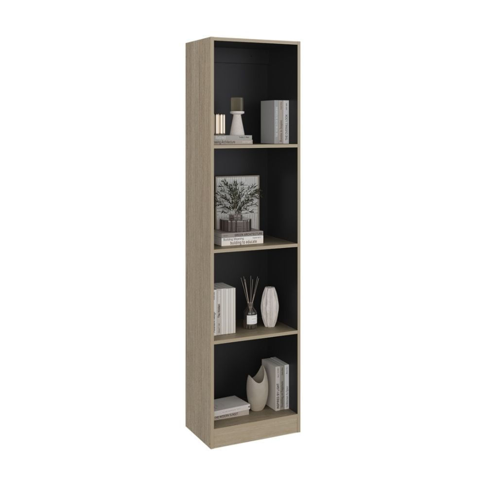 Estante 5 Niveles Home-E2 Cartagena/Wengue 180.6x45x29.9cm Tuhome