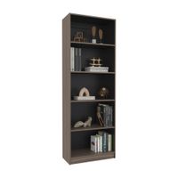 Estante 5 Niveles Home-E3 Avellana/Wengue 180.6x62.8x29.9cm Tuhome