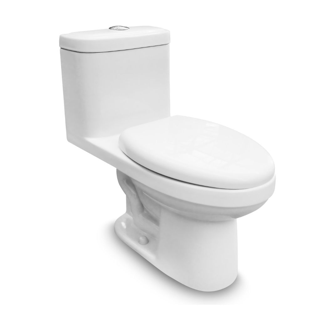 Inodoro One Piece Trebol Savona Vortex Blanco Pd As Sd