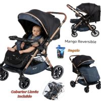 Coche Cuna Para Bebe estilo Europeo Con Cubrelluvia