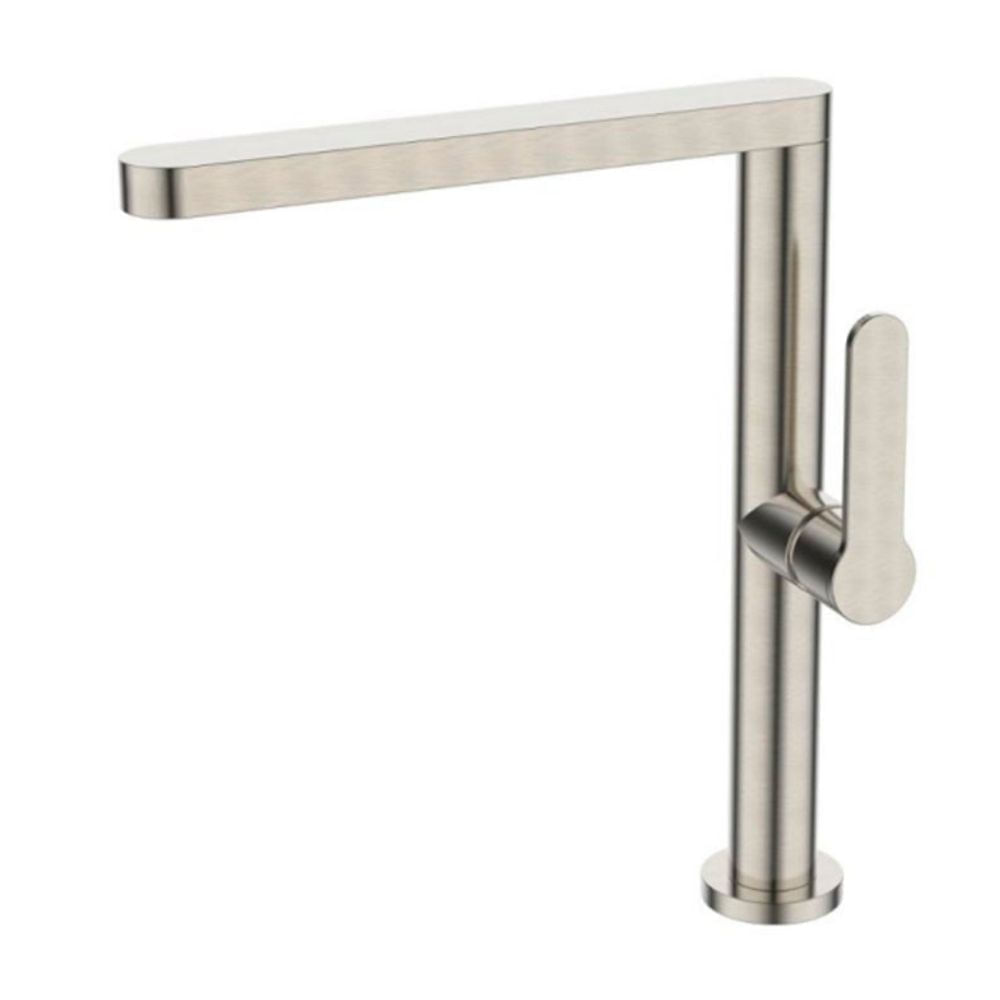 Llave Monocomando de Lavadero Italgrif I con Pico I Inoxidable