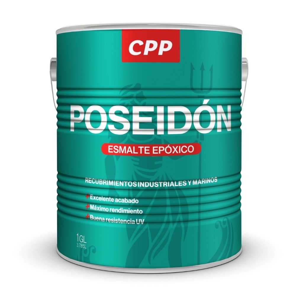 Poseidón Esmalte Epóxico Negro 1gl CPP