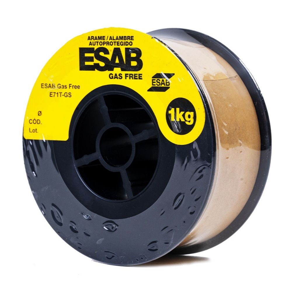 Rollo De Alambre Sin Gas 0.8mm 1 Kg Esab