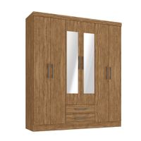 Ropero Seul 6 Puertas Y 2 Cajones MDP Tabaco