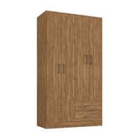 Ropero Tokio 4 Puertas 2 Cajones MDP Tabaco