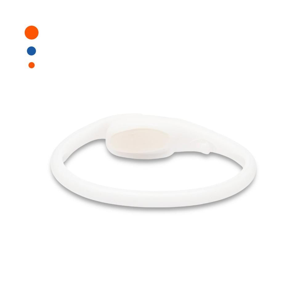 Pasador de Silicona Resistente para Sujetar Cable en Casa y Trabajo Blanco Y Regalo Sticker