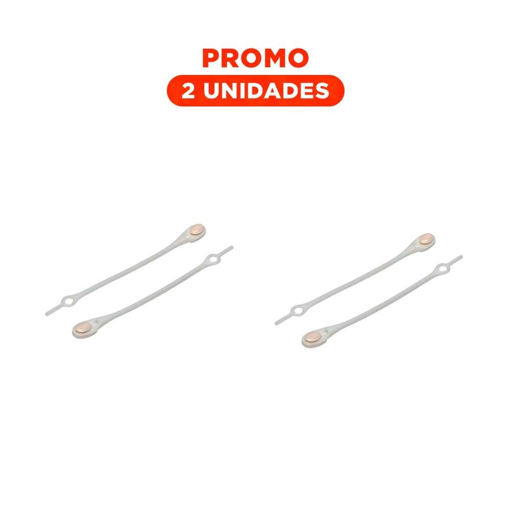 Pack2 Clip de Silicona Resistente para Uso Diario en Casa y Oficina Blanco Y Regalo Sticker