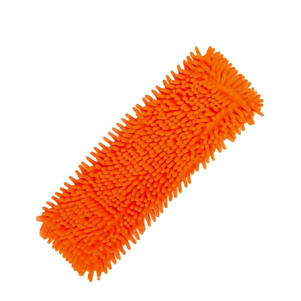 Trapedor Rectangular de Microfibra Naranja Suave y Resistente para Pisos Y Regalo Sticker
