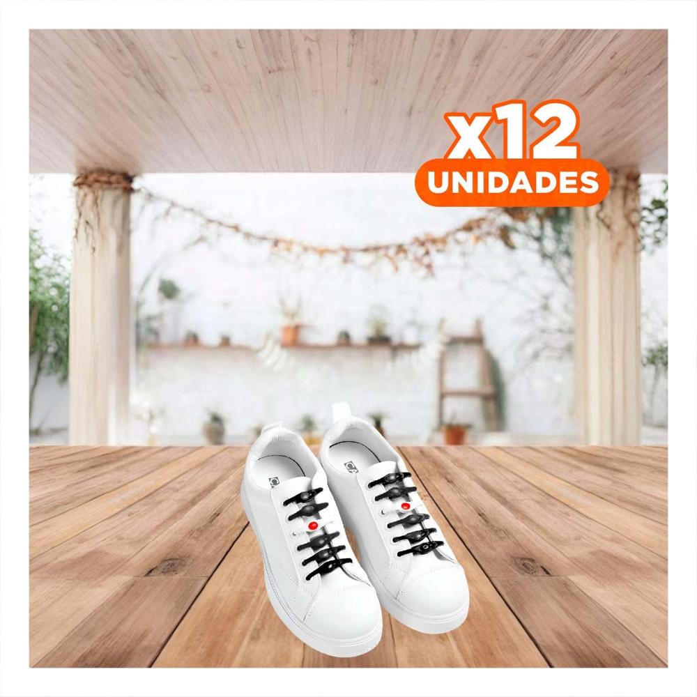 Pack12 Sujetador de Silicona Suave para Organizar Cable en Casa Negro Y Regalo Sticker