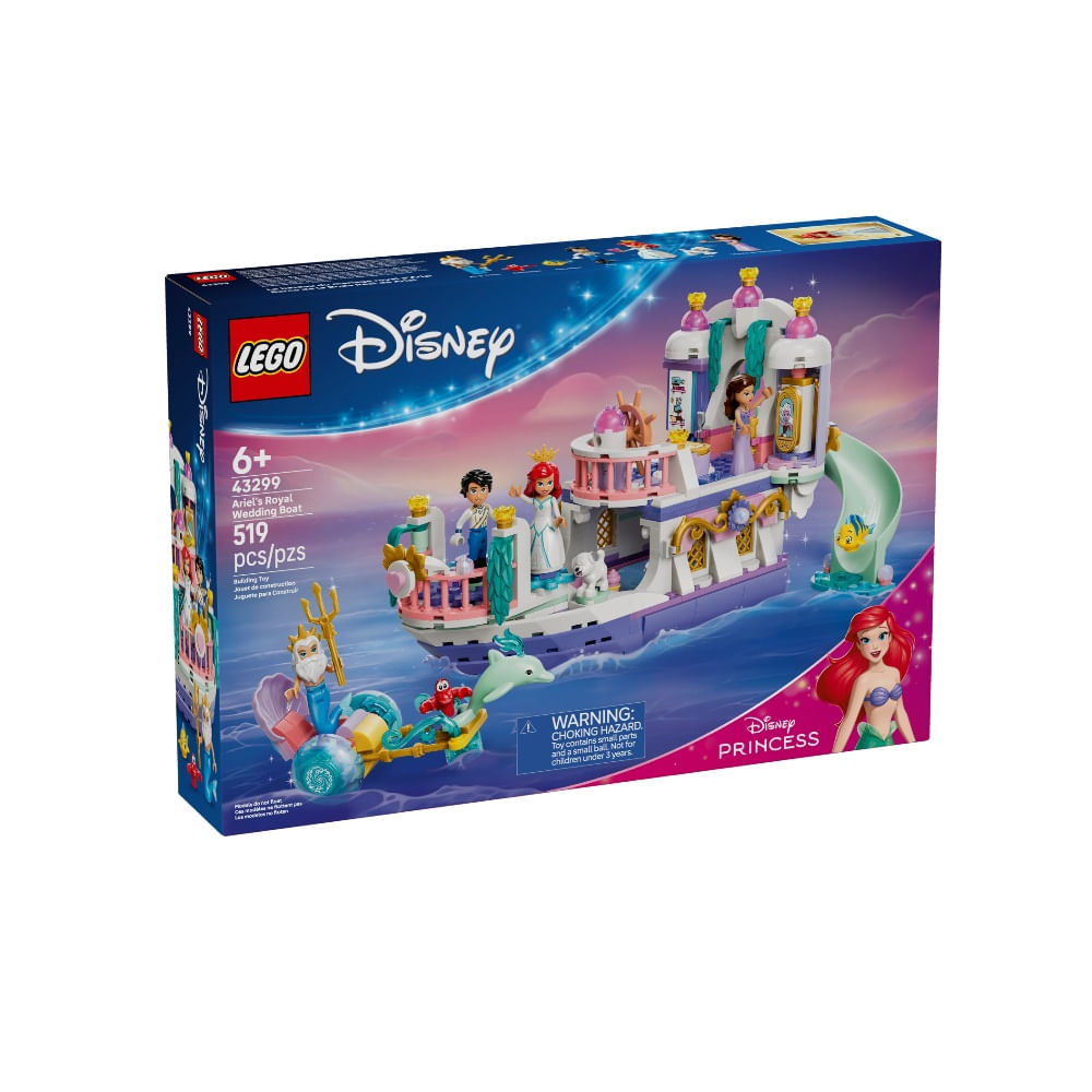 LEGO 43299 Barco de la Boda Real de Ariel