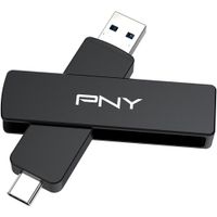 PNY Flash Drive 2TB DUO LINK V3 USB 3.2 Gen 2 con conectores USB C y USB A - SKU 4845