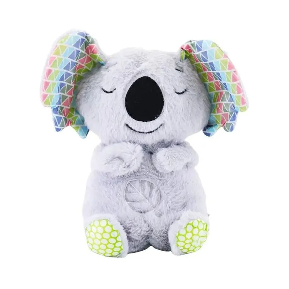 PELUCHE FELPA FORMA KOALA EFECTO RESPIRACION MUSICAL Y CON LUCES GRIS