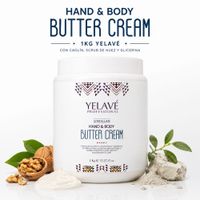 HAND Y BODY BUTTER CREAM 1KG YELAVÉ