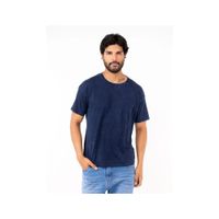 Polo manga corta- AcidWash-Azul
