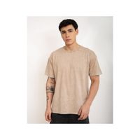 Polo manga corta- AcidWash-Beis