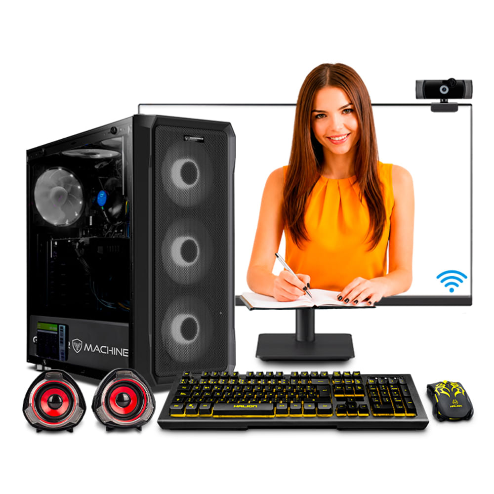 Pc Intel Core Ultra 7 265 16gb DDR5 500gb 24 Ips Mipclista MI PC LISTA Computadora ESCRITORIO