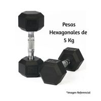 Par de Mancuernas Hexagonales 15 Kg