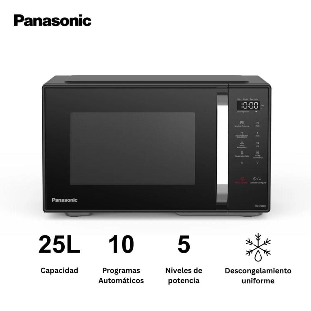 Microondas 25L NN-ST34QBRPK Panasonic