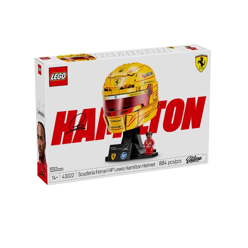 LEGO 43022 Scuderia Ferrari HP Casco de Lewis Hamilton