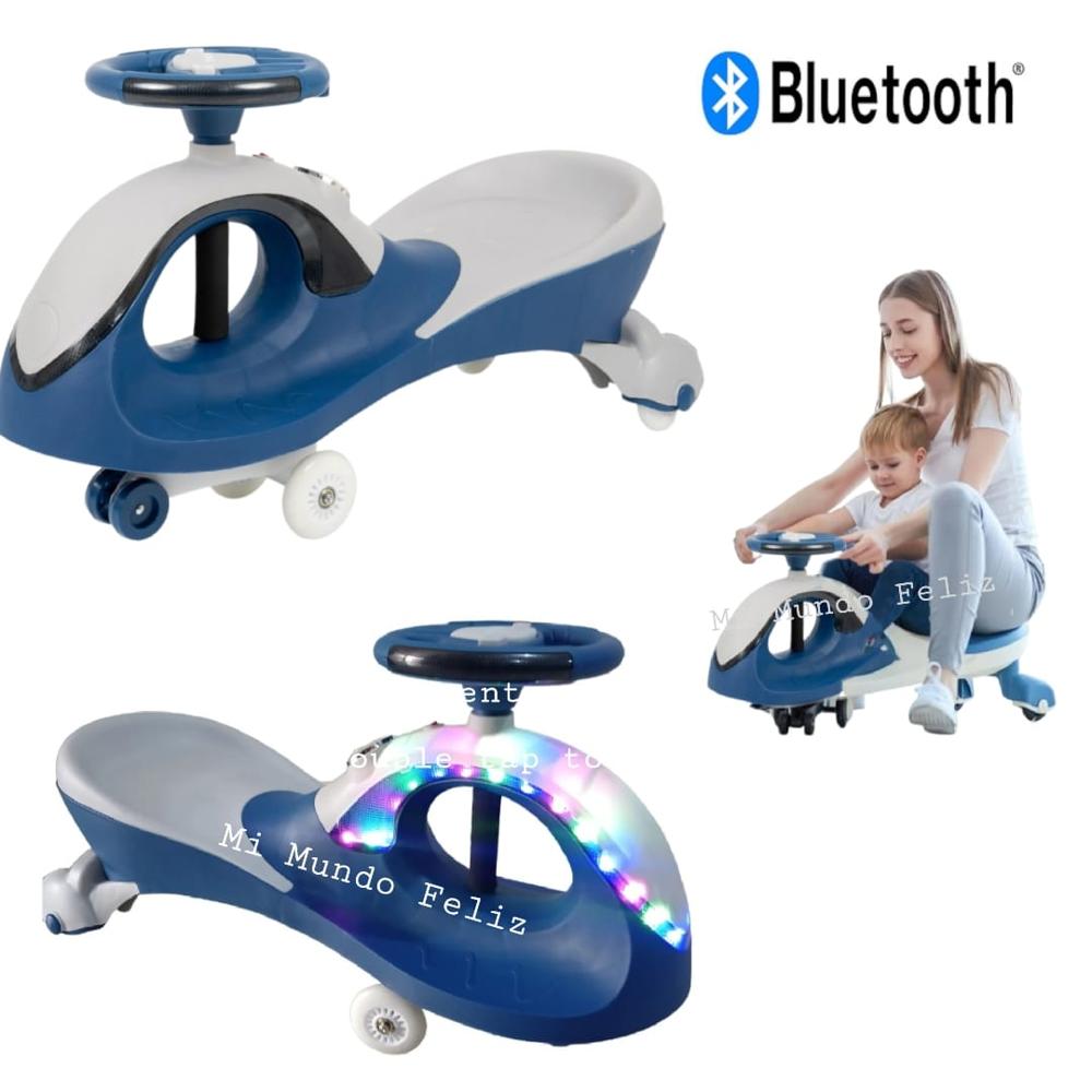 TwisCar Para Niños Musical Con luces Usb Bluetooth Azul twiscar101