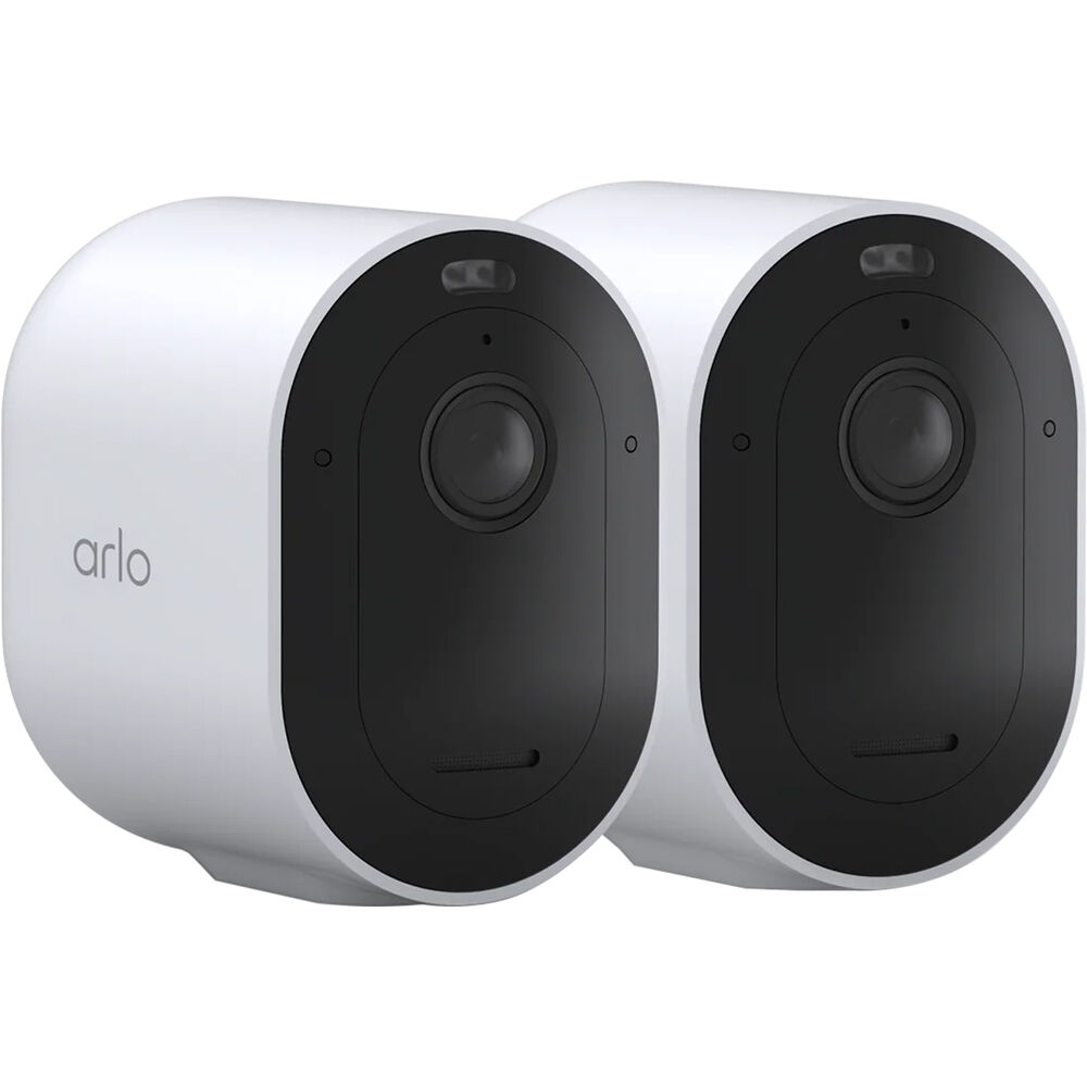 Arlo Pro 6 Cámara Wi-Fi 2K para Exterior con Visión Nocturna - Pack de 2