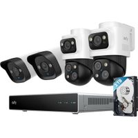 eufy Security S4 NVR 8-Channel con 2TB HDD y Kit de 4 Cámaras 2 x 16MP Bullet-PTZ y 2 x