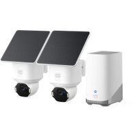 eufy Security SoloCam E42 Kit de 2 Cámaras UHD 4K con HomeBase 3 - Visión de 130 grados - Audi