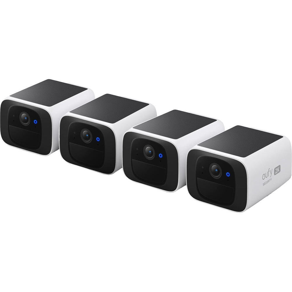 Cámara de Seguridad eufy C20 SoloCam Kit de 4 con Energía Solar - 2560 x 1440 - Visión Nocturna