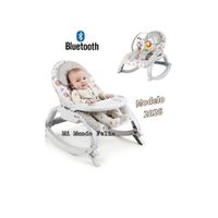 Mecedora de Bebe Swing Vibraciones Relajantes Beige