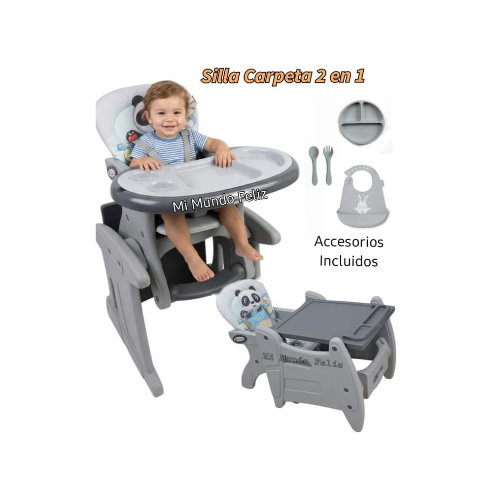 Silla de Comer Paladium Gris Gris humo
