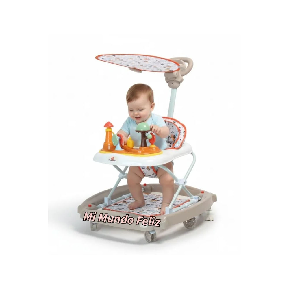 Andador Guiador Mecedor para Bebe Beige Ligth