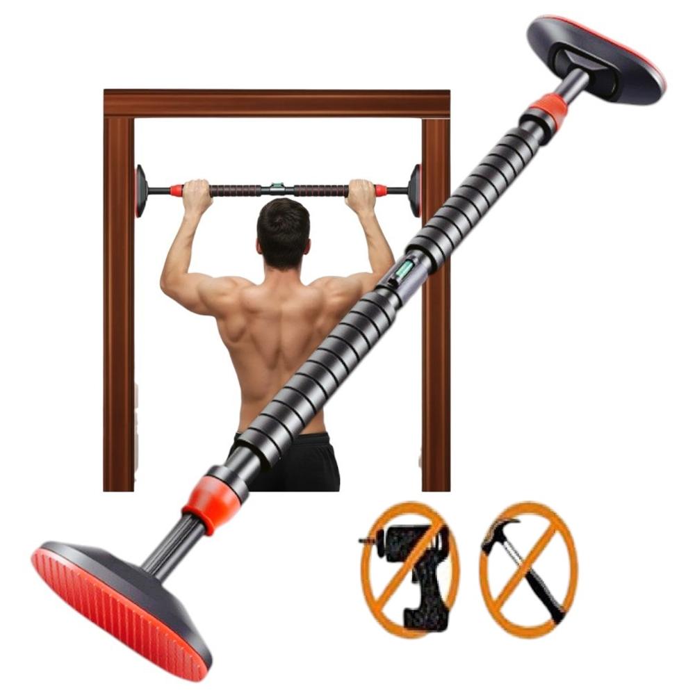 Barra Dominadas Pull Up Bar Expandible Con Nivel 70 A 100 Cm