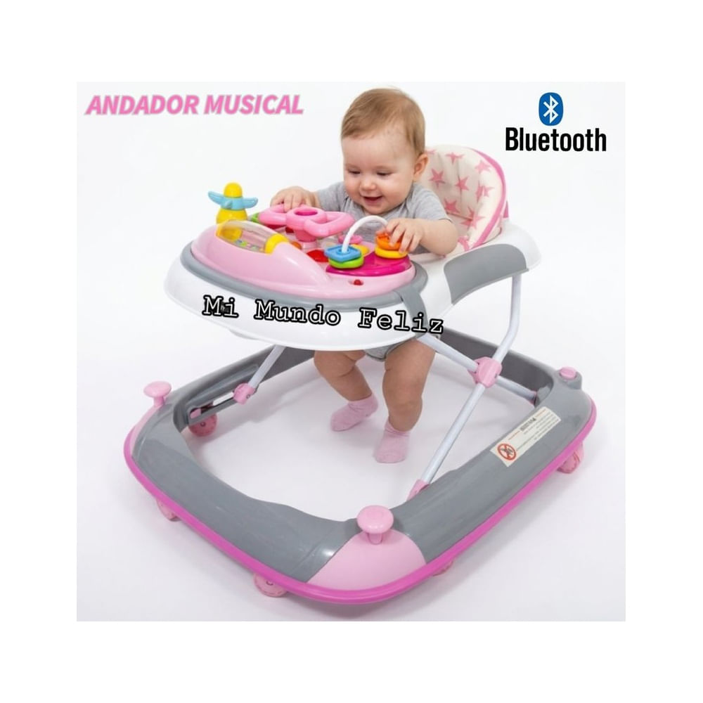 Andador para Bebe con Niveles Altura Musical Stars