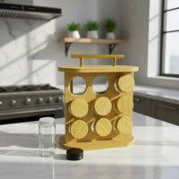 Set de Condimenteros Especieros 9 Frascos de 90 ml