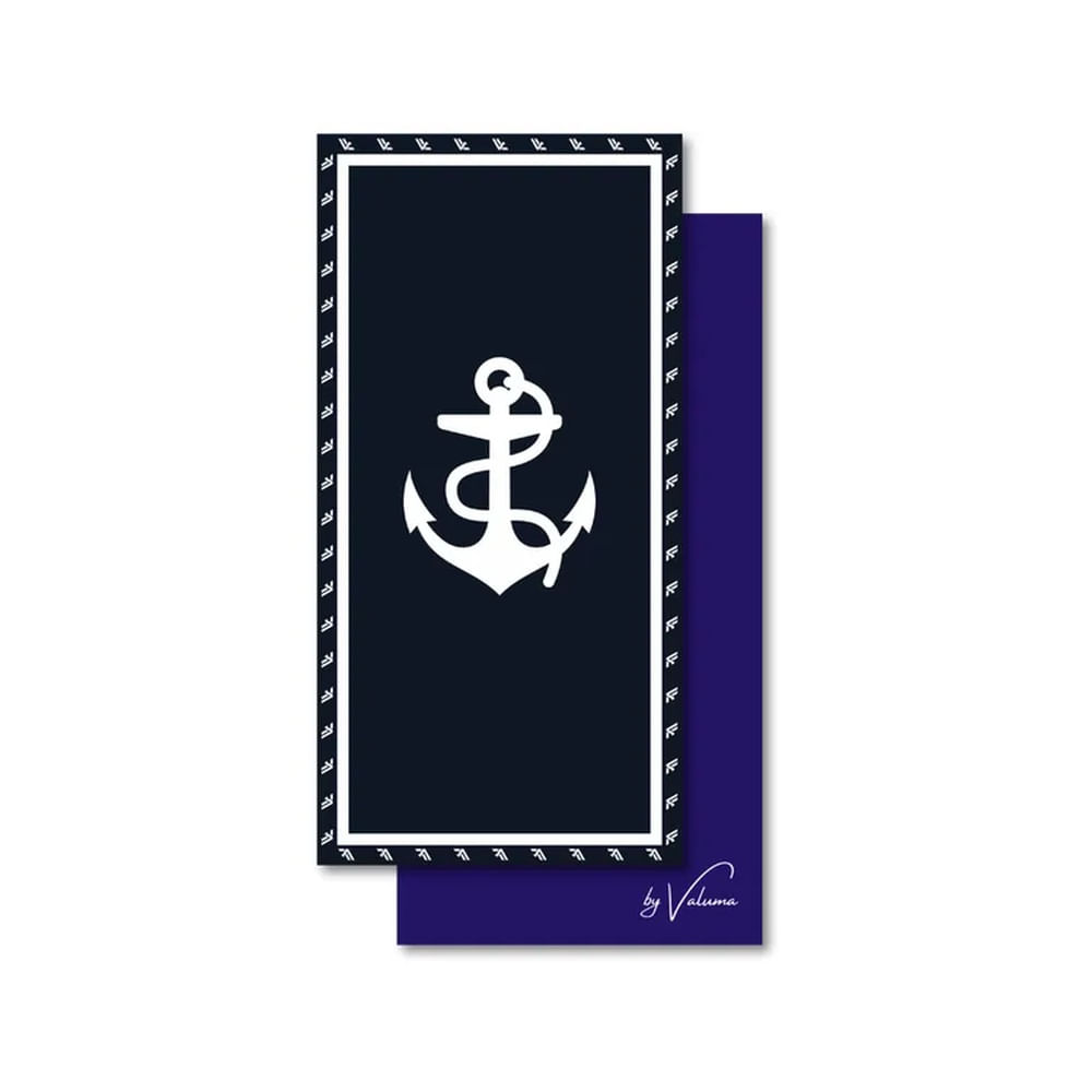 Toalla Playera de Microfibra Náutica Valuma Azul Oscuro