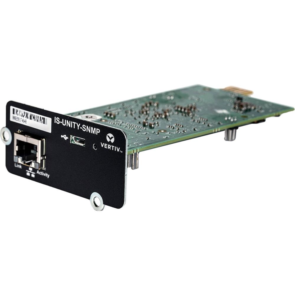 Vertiv Avocent Liebert Intellislot Unity Communications Card SNMP - Gestión Web y SNMP 1