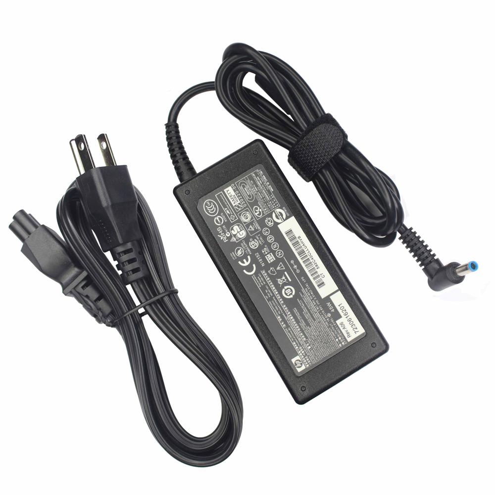 Cargador HP 45w 19.5v 2.31a punta azul