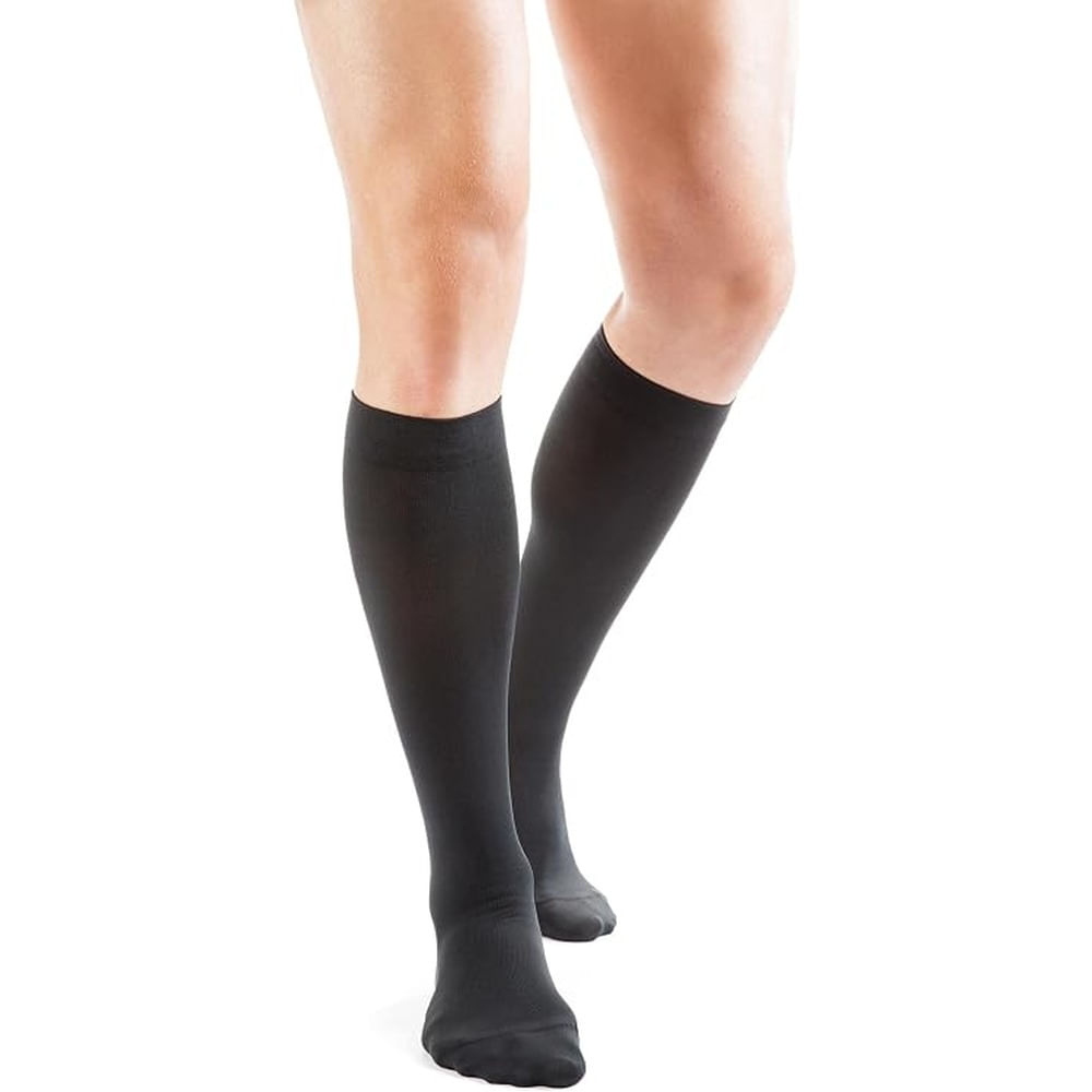 Media de Compresión Graduada Relaxsan Medicale M1150 Rodilla 15-21 mmHg - Negro - Talla XL