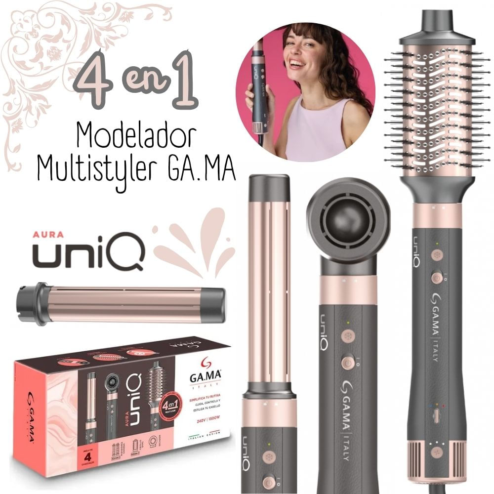 MODELADOR MULTISTYLER UNIQ AURA 4 EN 1.