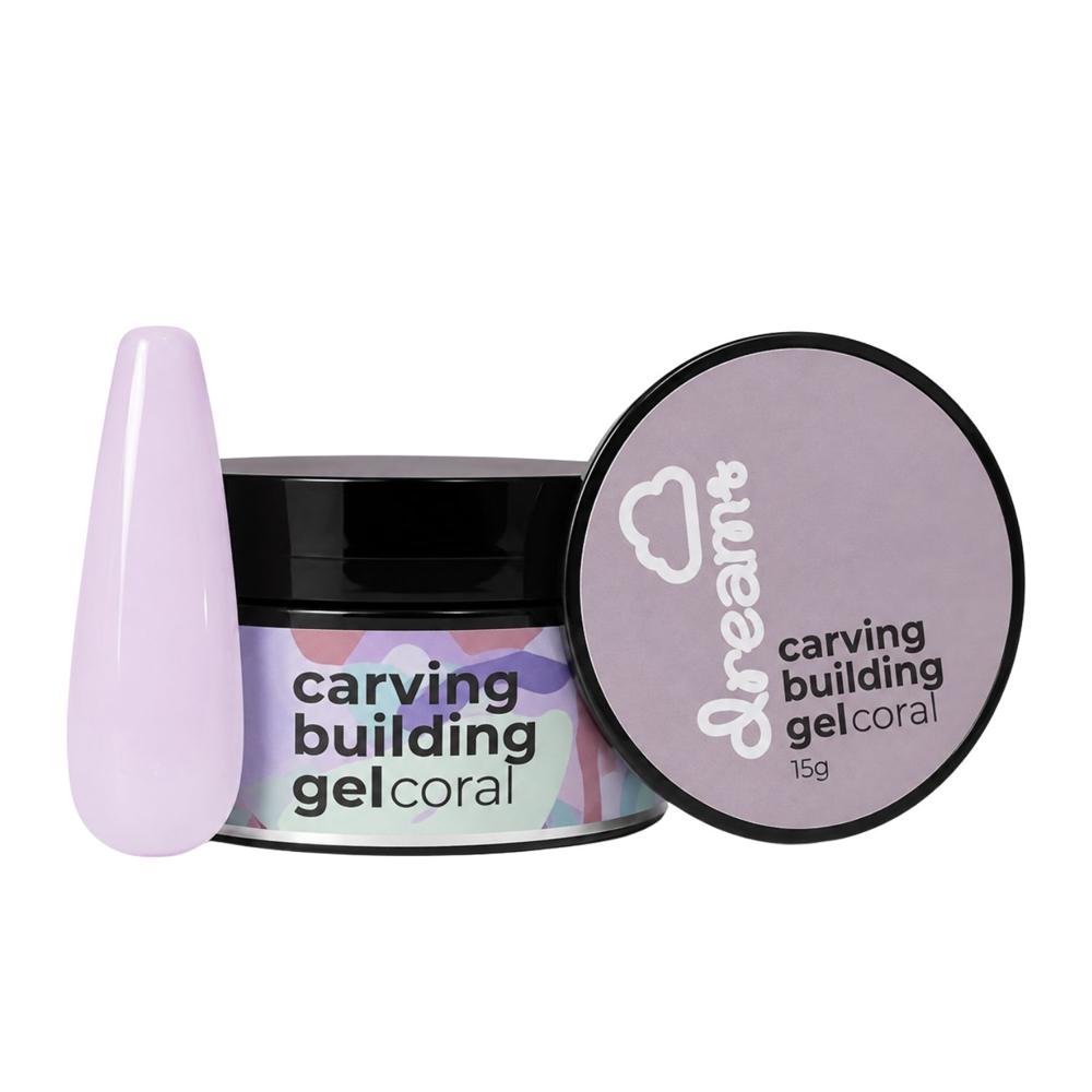 Dreams Carving Building Gel Coral 15 g - MC NAILS