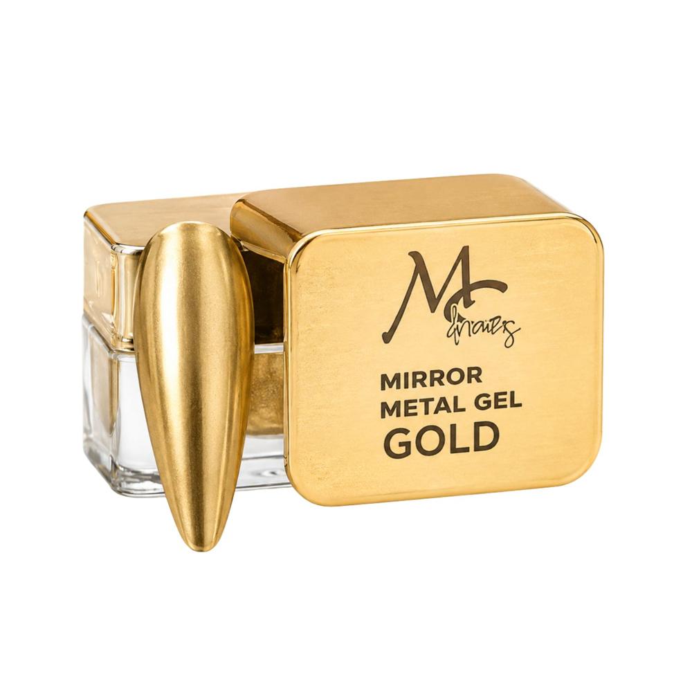 Mirror Metal Gel Dorado 5 ml - MC NAILS