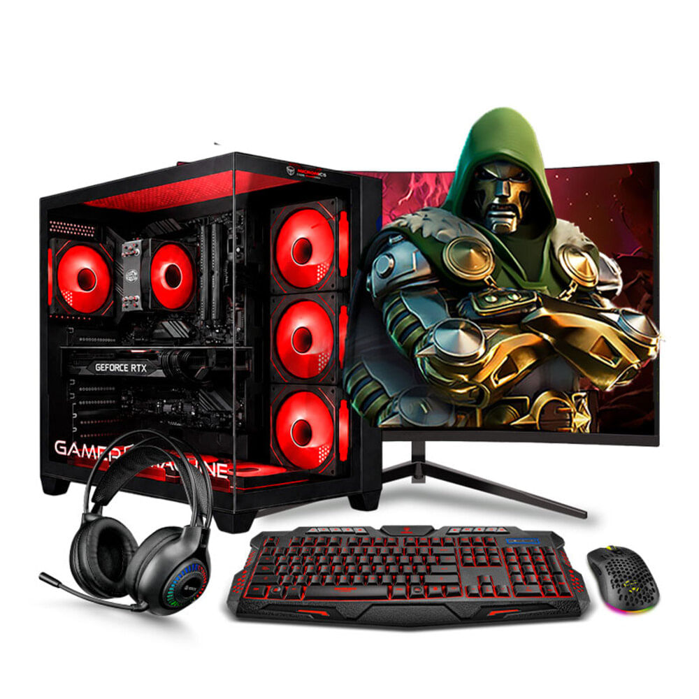 COMPUTADORA PC GAMER HAKU RYZEN 8 8600G 16GB DDR5 500GB 24 CURVO MI PC LISTA MIPCLISTA - PCGAMER