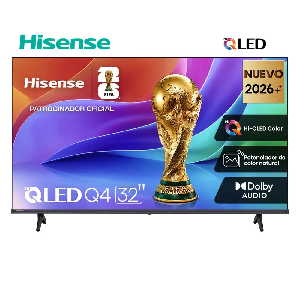 TELEVISOR HISENSE QLED  32 SMART Tv 32Q4SV - 2026