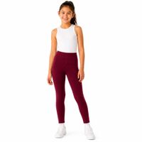 Pantalón Leggings Calentador Térmico Panty Leggins para Niña Talla L Guinda