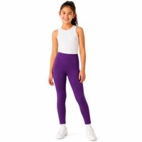 Pantalón Leggings Calentador Térmico Panty Leggins para Niña Talla L Morado